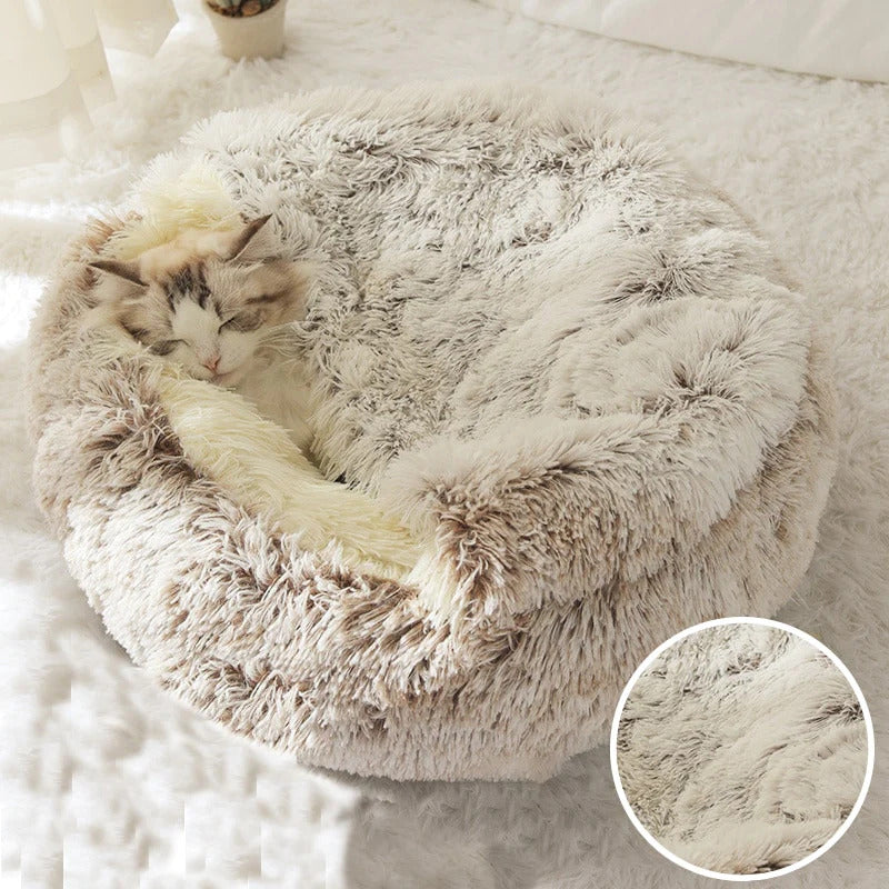 Pettly™ CozyCave - Premium Huisdier Pluche Beddengrot