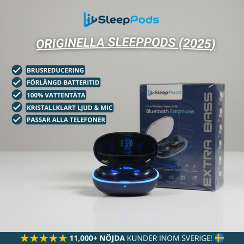 Originele Waterdichte SleepPods™ Voor rustigere nachten