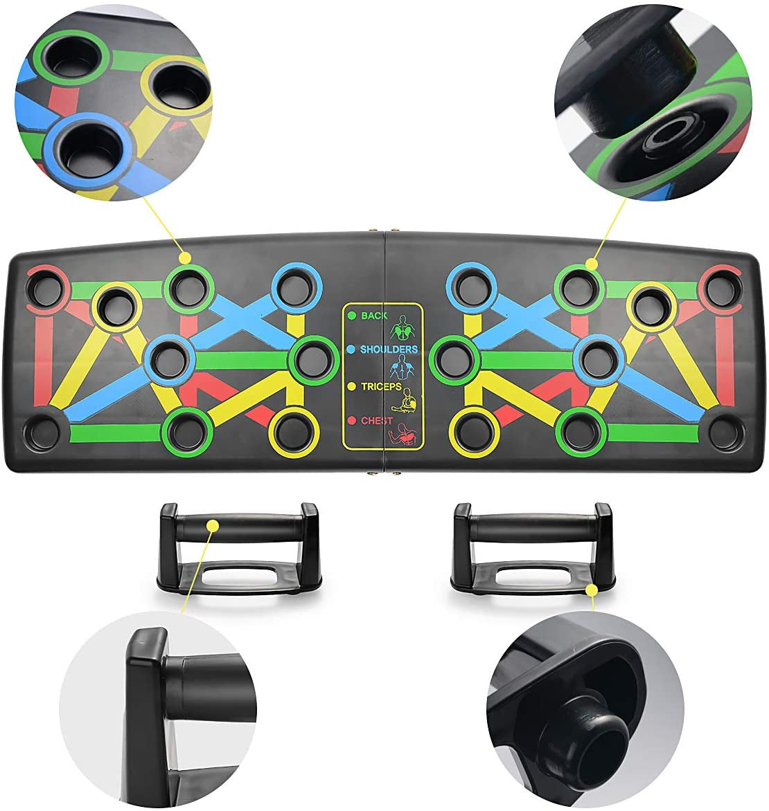 IronFlex™ PowerPush Board – 14-in-1 Push-Up Trainingssysteem