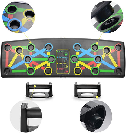 IronFlex™ PowerPush Board – 14-in-1 Push-Up Trainingssysteem