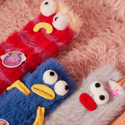 Fluffy Coral Sokken - Koraal Fluwelen 3D Eigenzinnige Sokken