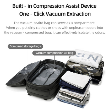 CompressionBag™ – Ruimte Besparende Compressie Vacuüm Reistas