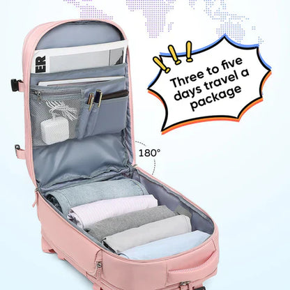 UrbanRoam™ TravelPack – Duurzame Waterdichte Reisrugzak