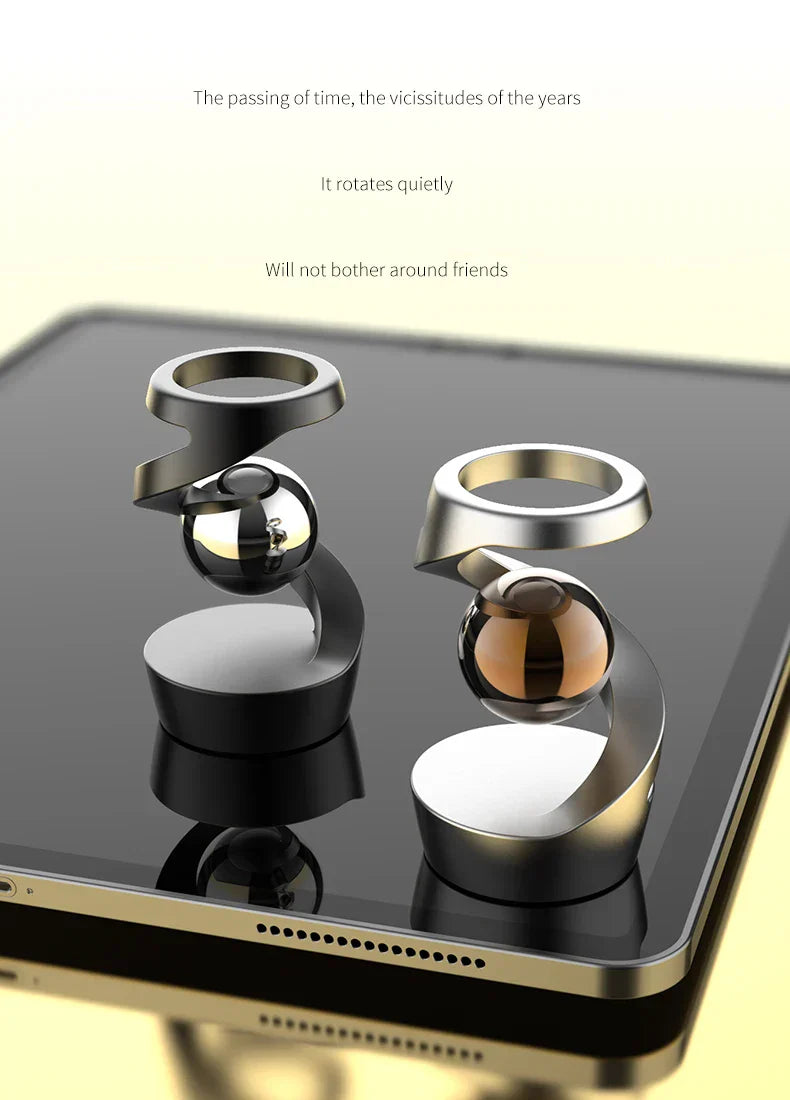 GravityGlide Spinner™ – Hypnotiserende Anti-Stress Bureau Sculpture