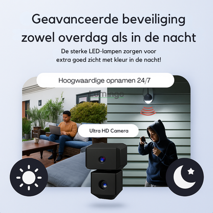 SafeCam Pro™ | Altijd beveiligd – zelfs zonder internet of stroom
