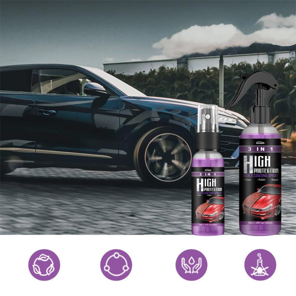 Cleaner Pro° CarSpray – 3-in-1 Waterloze Auto Coating & Polish Spray