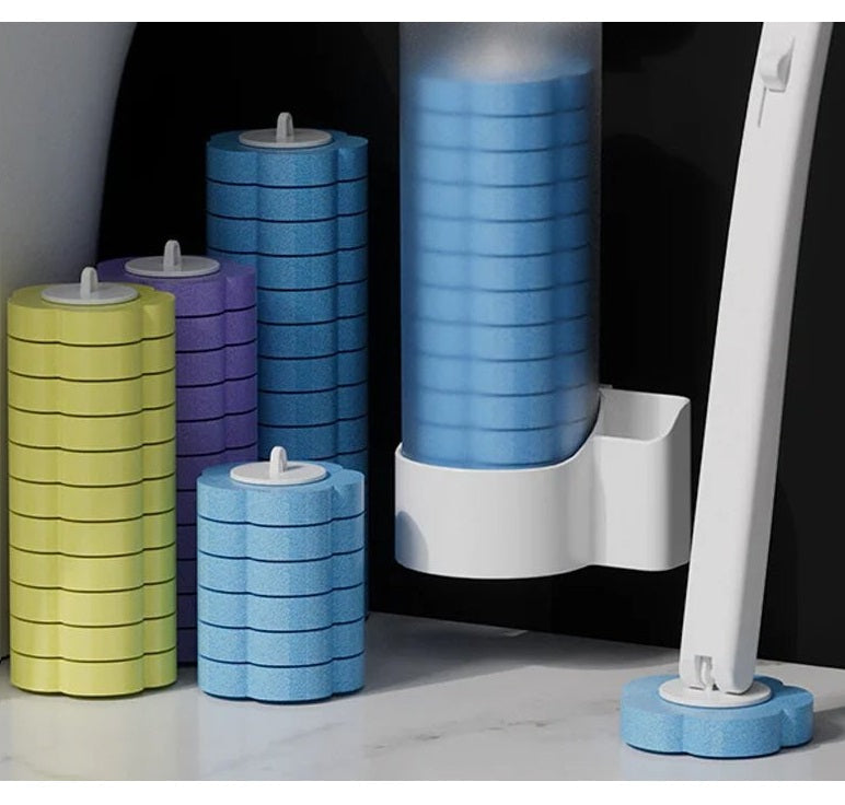 AquaScrub™ FlexiBrush – Wegwerp Reinigingskop voor Hygiënische Toiletranden