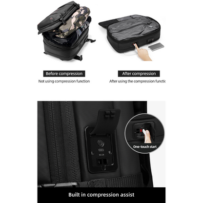 CompressionBag™ – Ruimte Besparende Compressie Vacuüm Reistas