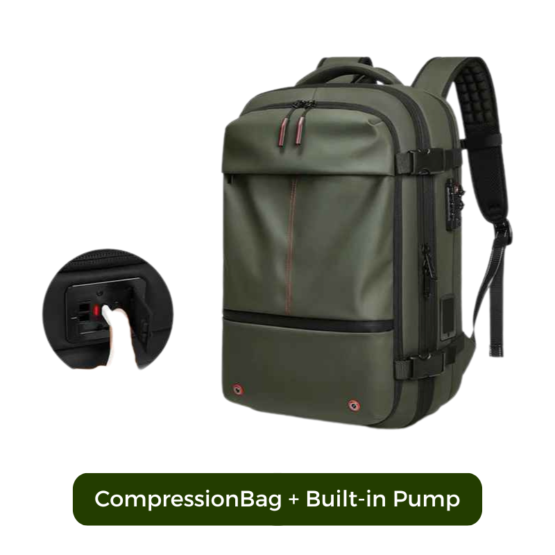 CompressionBag™ – Ruimte Besparende Compressie Vacuüm Reistas