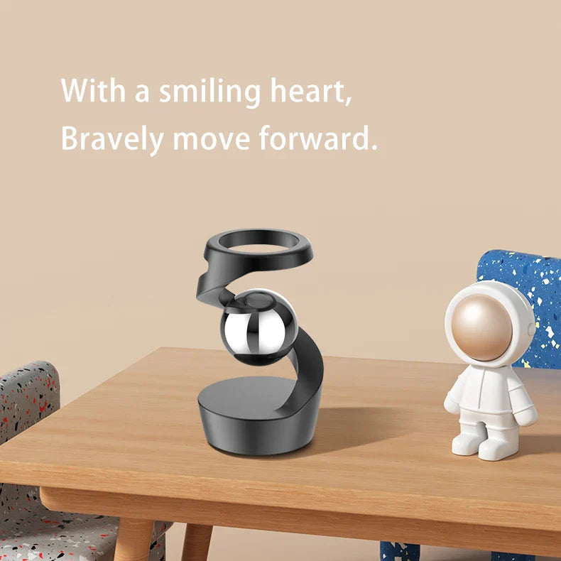 GravityGlide Spinner™ – Hypnotiserende Anti-Stress Bureau Sculpture