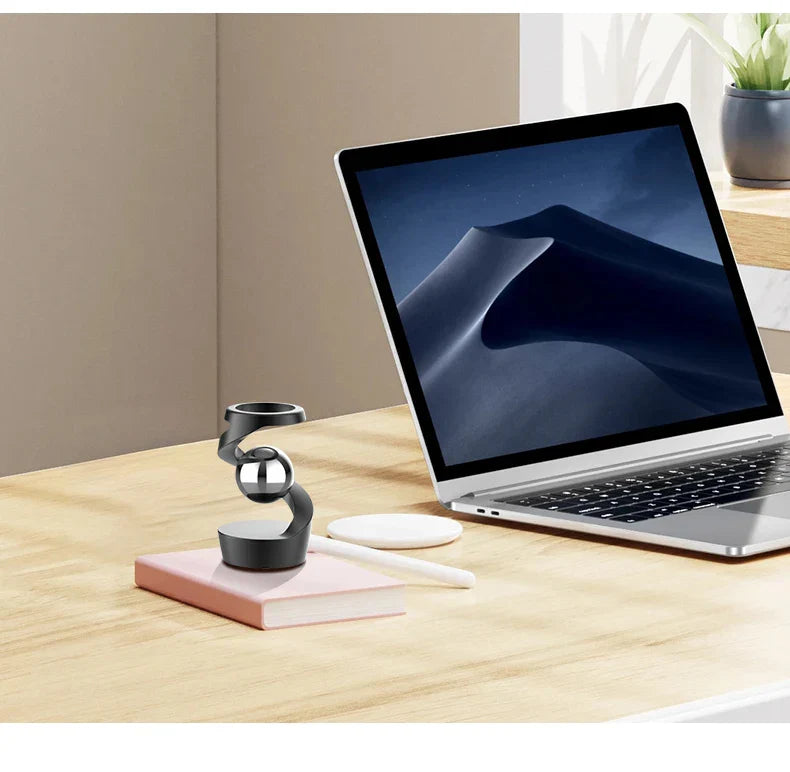 GravityGlide Spinner™ – Hypnotiserende Anti-Stress Bureau Sculpture