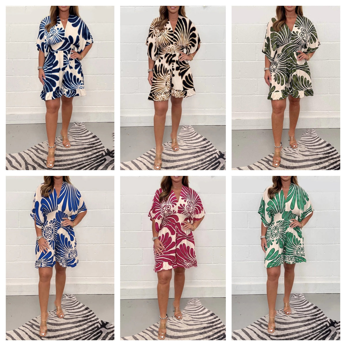 Luniva™ Short Jumpsuit – Casual Gedrukte Korte Jumpsuit voor Dames