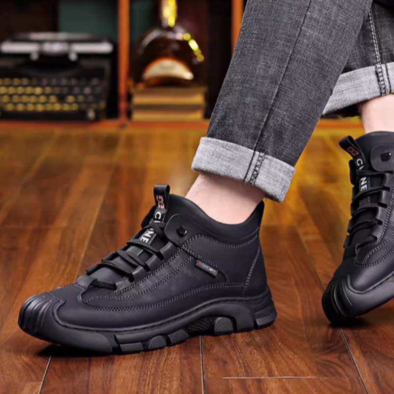 Luvine™ WarmBoots: Heren Enkellengte Warme Winter Laarzen