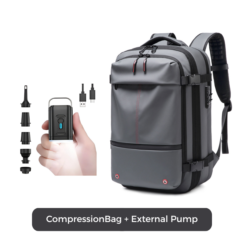 CompressionBag™ – Ruimte Besparende Compressie Vacuüm Reistas