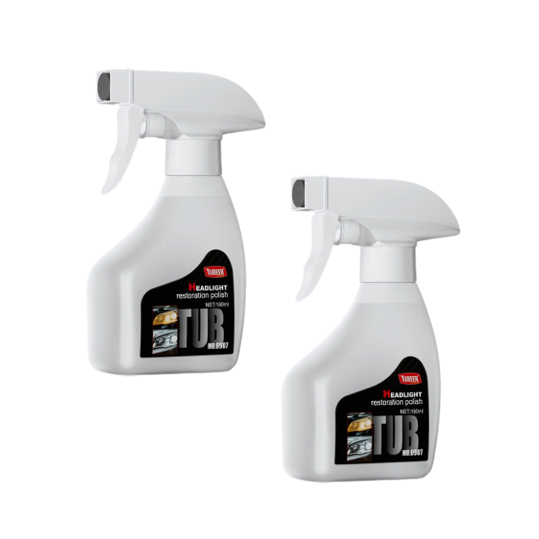 HeadlightSpray – Autokoplamp Reinigingsspray Set (Eenvoudig in Gebruik)