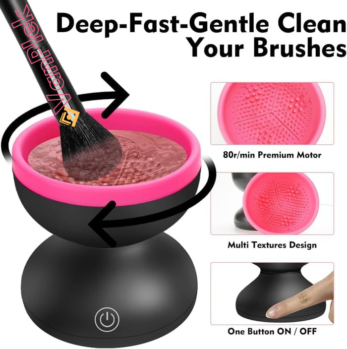 BeautySpin™ BrushCleaner – Automatische Make-up Kwasten Reiniger