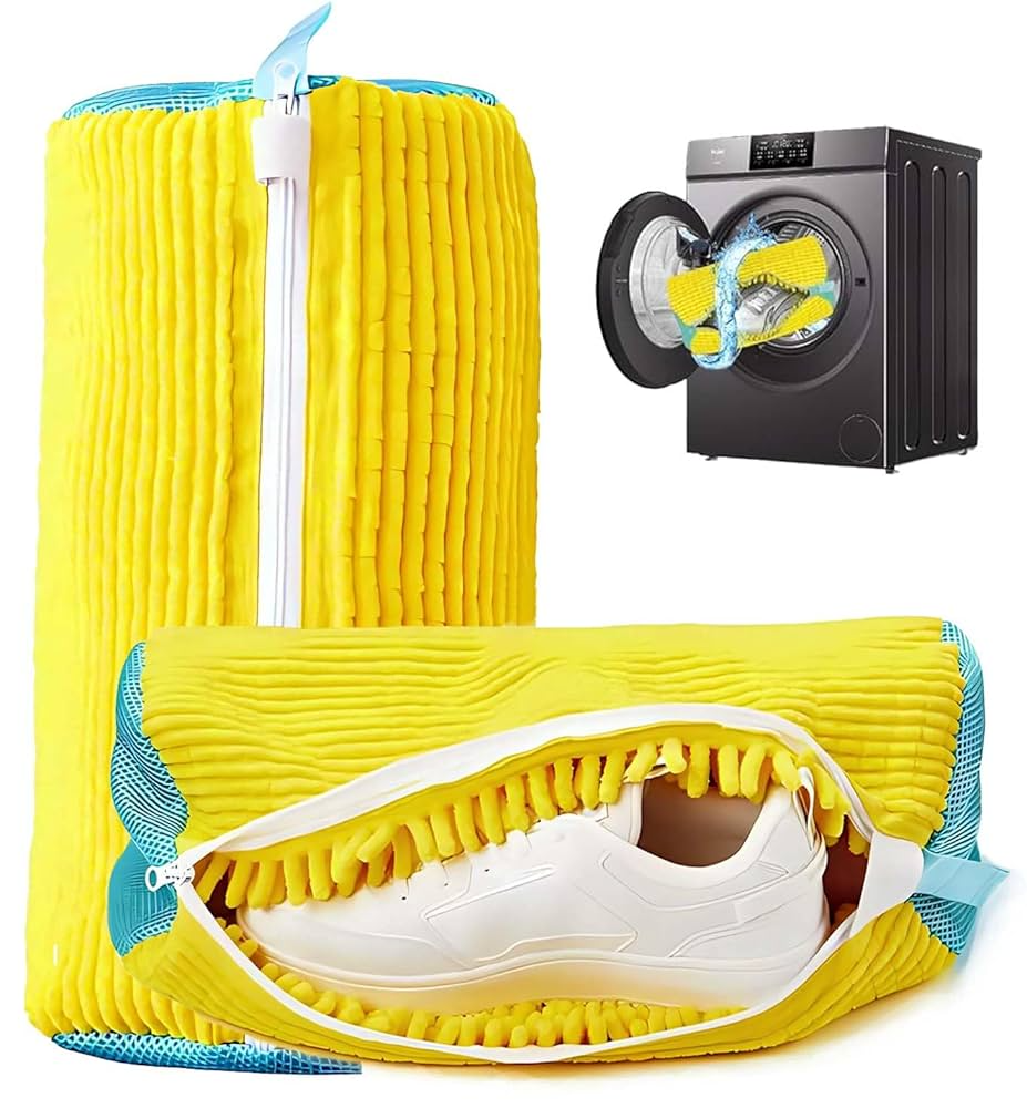 SafeWash ShoeBag™ – Beschermende Waszak voor Sneakers & Machineveilig Reinigen
