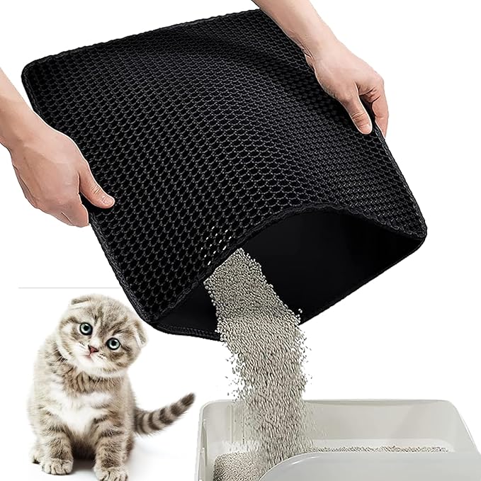 Pettly™ LitterMat – Hygiënische Anti-Verspreiding Kattenbak Mat
