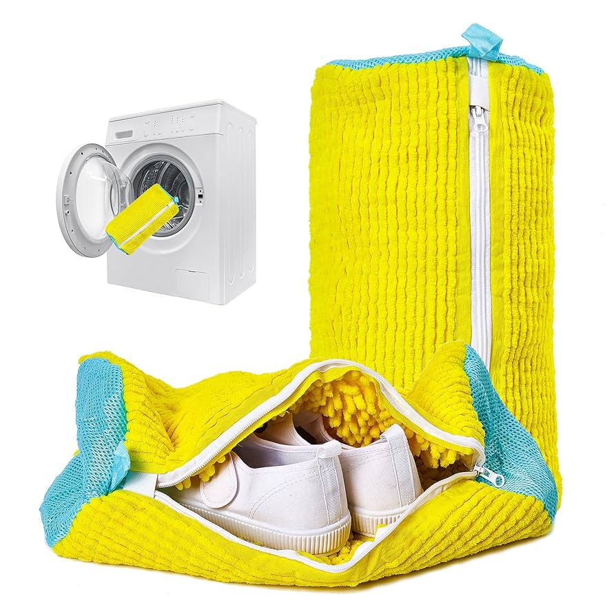 SafeWash ShoeBag™ – Beschermende Waszak voor Sneakers & Machineveilig Reinigen