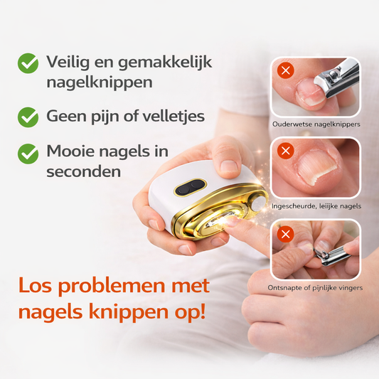 🔥💅QuickNail™ Pro 2-in-1 Elektrische Nagelknipper & Polijster