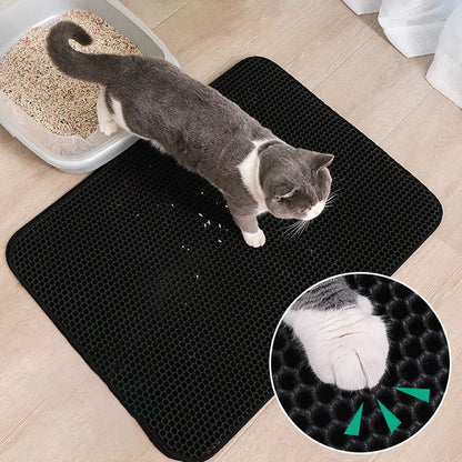 Pettly™ LitterMat – Hygiënische Anti-Verspreiding Kattenbak Mat