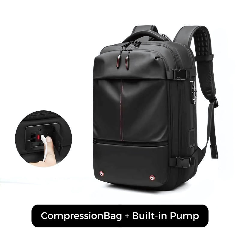 CompressionBag™ – Ruimte Besparende Compressie Vacuüm Reistas