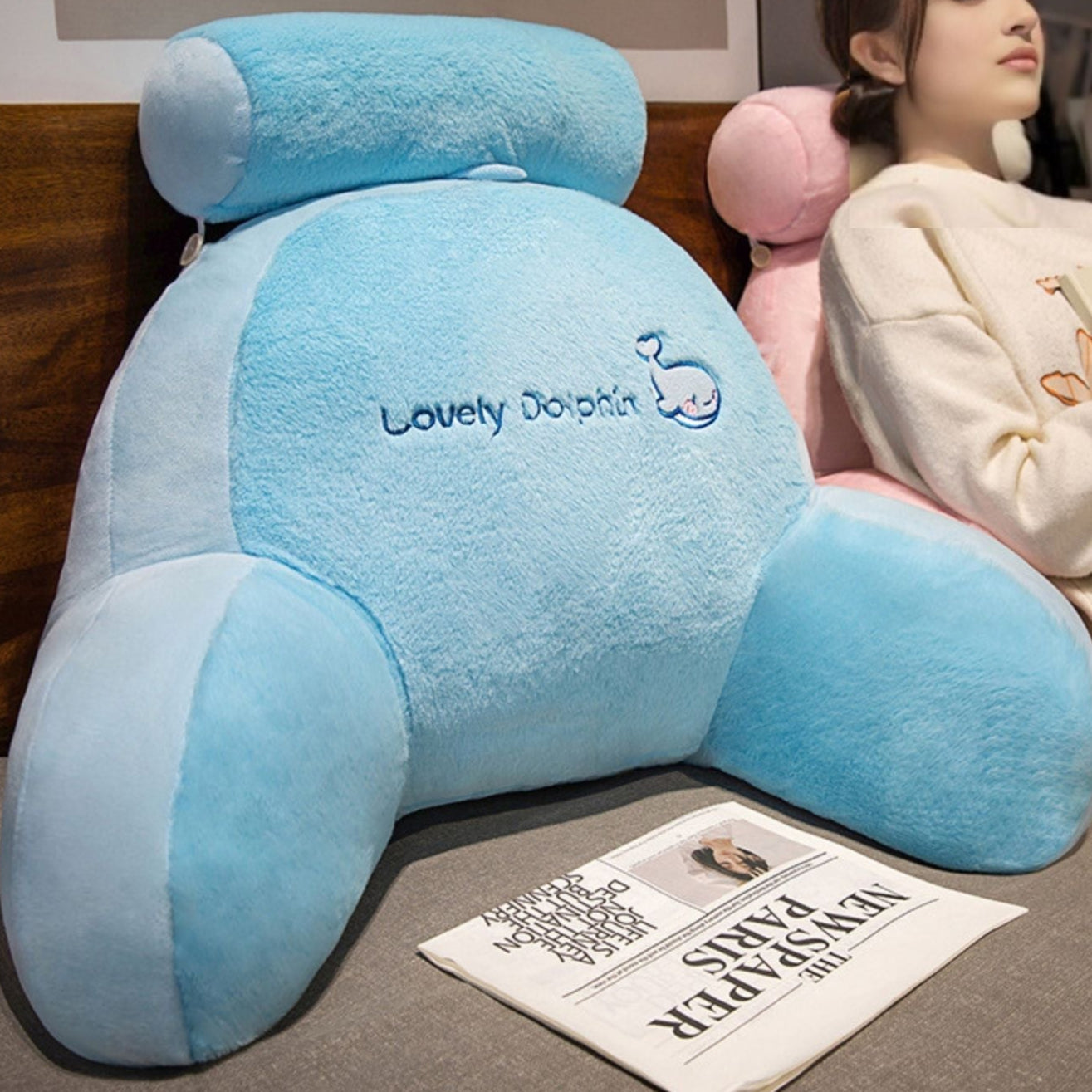 RestComfort™ BackPillow – Ergonomisch Rug- & Zitkussen voor Bank en Bed