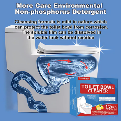 AquaScrub™ Drop-In Tablets – Automatische Reiniger voor Fris & Kalkvrij Toilet