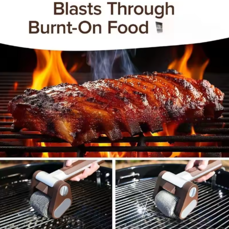 CleanPro™ GrillCleaner – Oplaadbare Elektrische Grillreiniger Roller