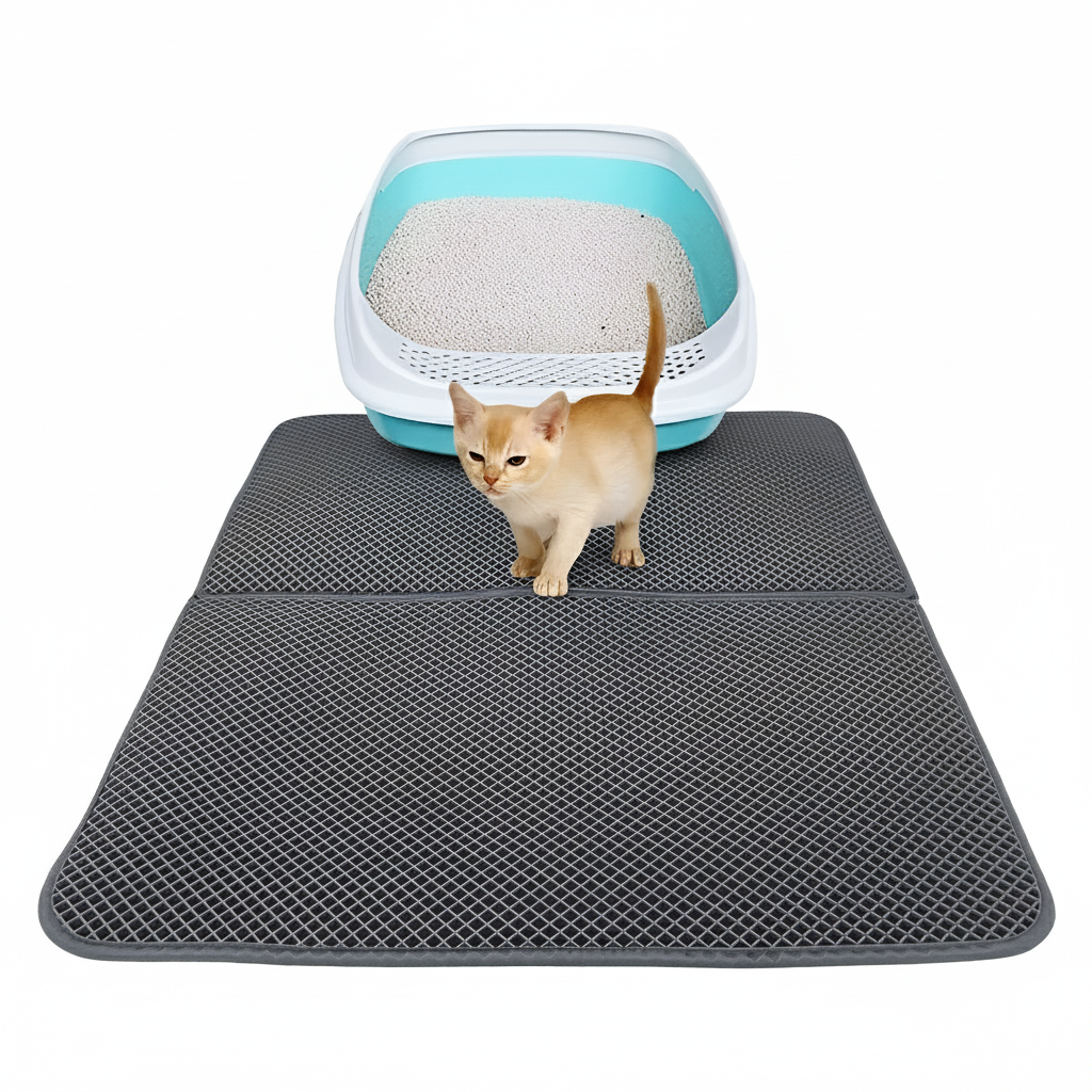 Pettly™ LitterMat – Hygiënische Anti-Verspreiding Kattenbak Mat
