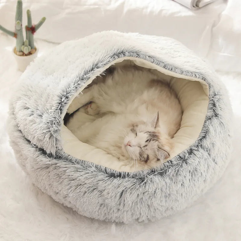Pettly™ CozyCave - Premium Huisdier Pluche Beddengrot