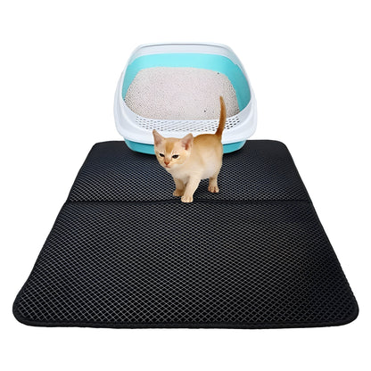Pettly™ LitterMat – Hygiënische Anti-Verspreiding Kattenbak Mat