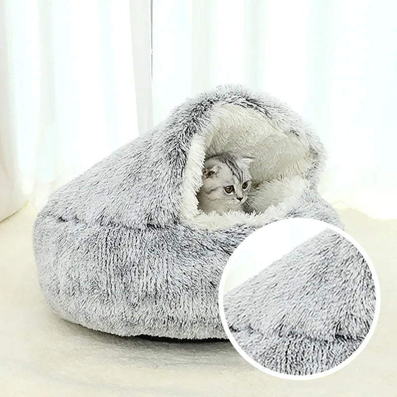 Pettly™ CozyCave - Premium Huisdier Pluche Beddengrot