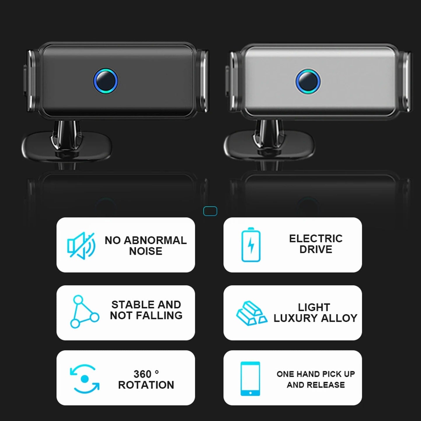 DriveMate™ PhoneClamp: Automatische Klem Dashboard & Ventilatierooster