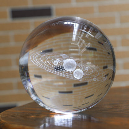 Lumera™ CrystalBall - 3D Zonnestelsel Kristallen Bal Met LED Licht