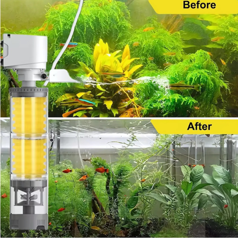 Pettly® AquaFilter – Watercirculatie & Filtratie Filter Set Voor Het Aquarium