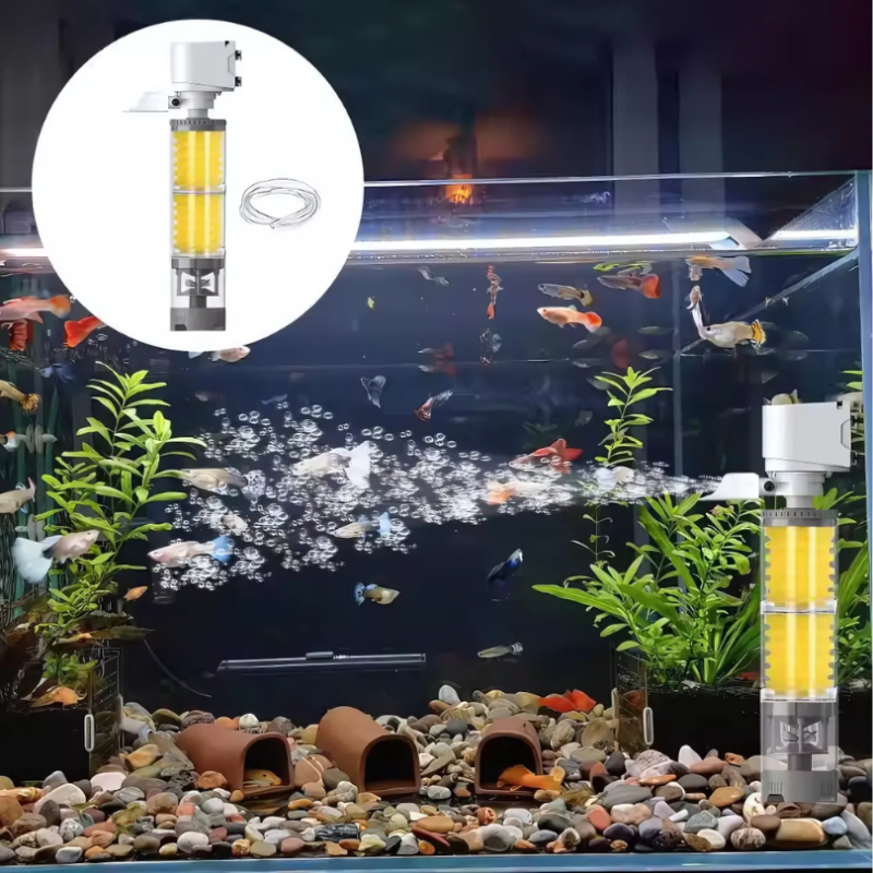 Pettly® AquaFilter – Watercirculatie & Filtratie Filter Set Voor Het Aquarium