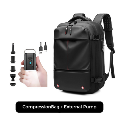 CompressionBag™ – Ruimte Besparende Compressie Vacuüm Reistas