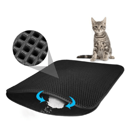Pettly™ LitterMat – Hygiënische Anti-Verspreiding Kattenbak Mat