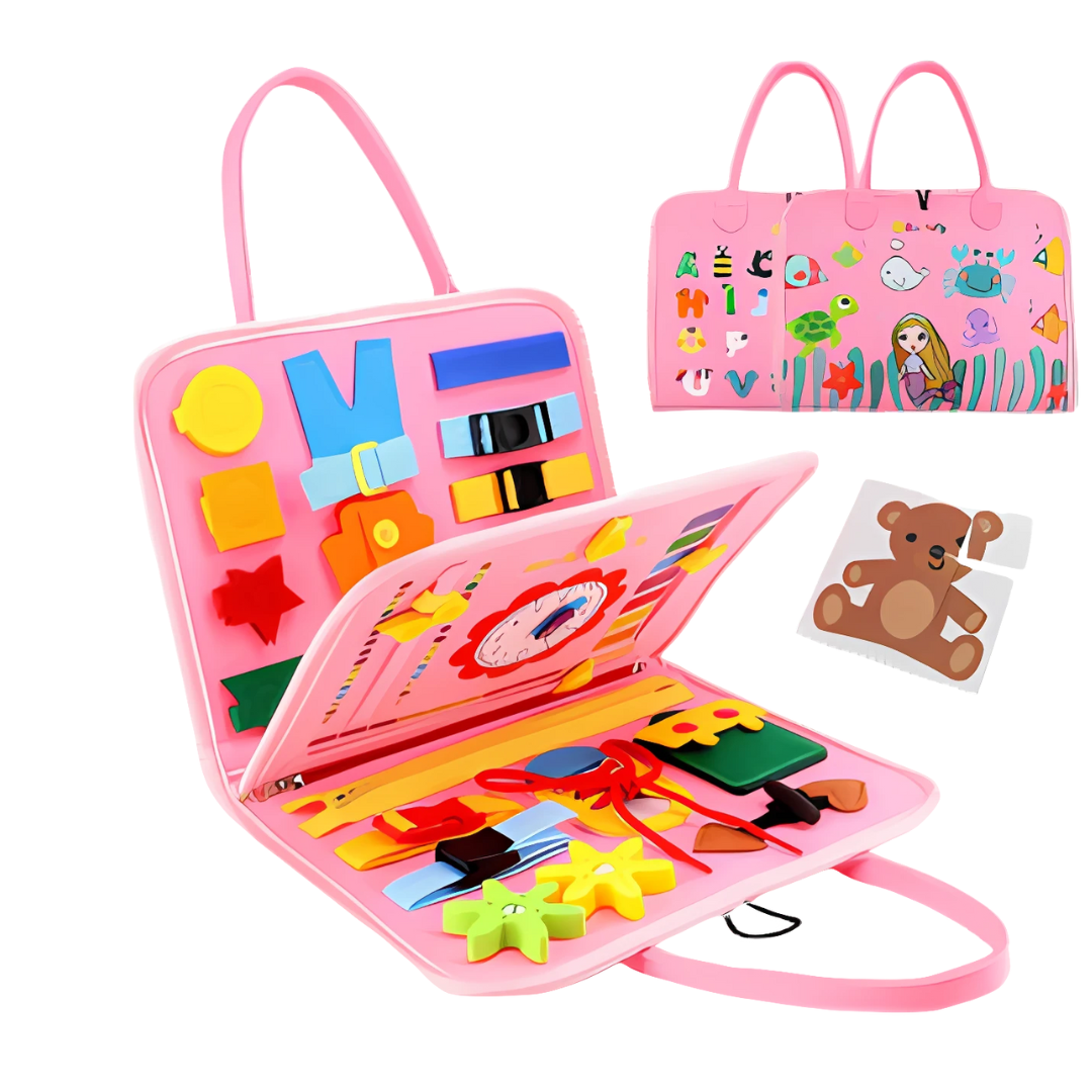 BusyBuddies Board Zintuiglijk Fijne Motoriek Montessori Educatief Busy Board