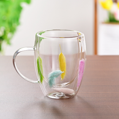 ThermoGlass™ Mug – Dubbelwandige Isolatie voor Warm & Koud Drinken