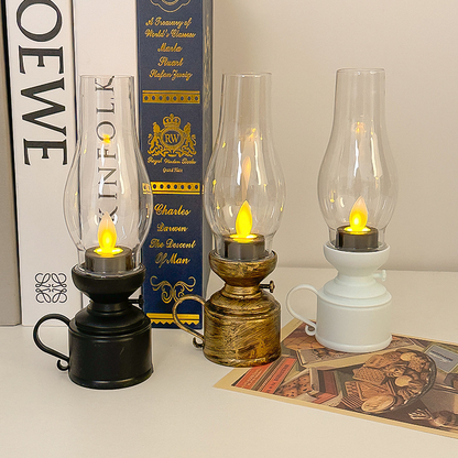 Lumera™ VintageLamp  Vintage LED Kerosine Lamp Met Flikkerend Vlam