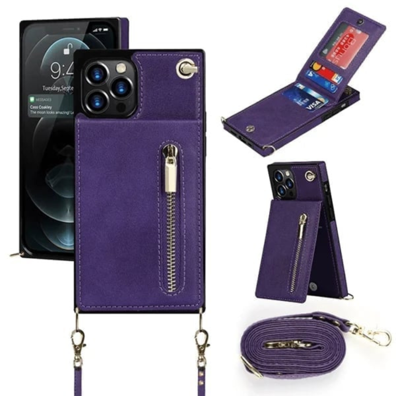 PocketLoop™ Crossbody Telefoonhoes – Portemonnee & Kaarthouder in Één