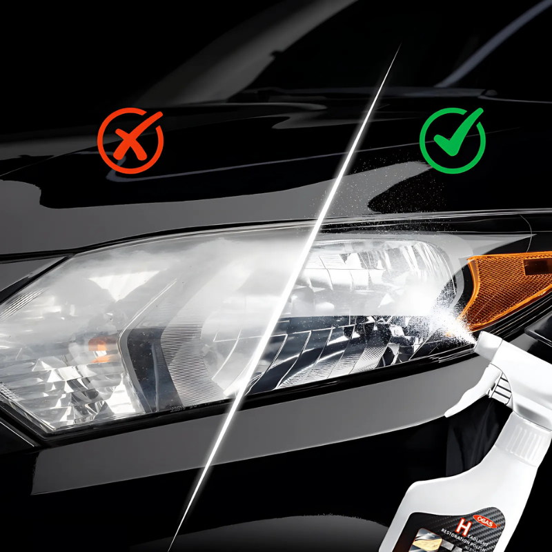 HeadlightSpray – Autokoplamp Reinigingsspray Set (Eenvoudig in Gebruik)