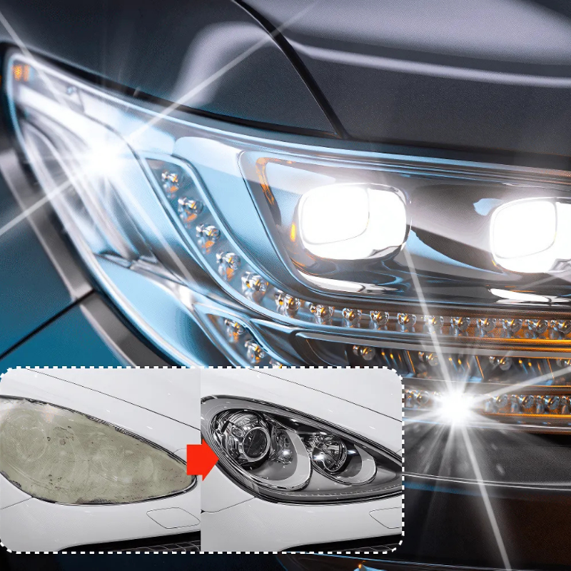 HeadlightSpray – Autokoplamp Reinigingsspray Set (Eenvoudig in Gebruik)