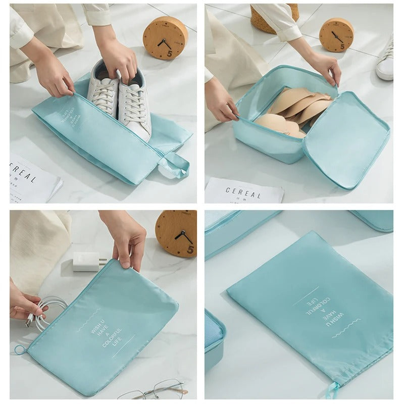 TravelOrganizer° Waterproof Set: Slimme En Overzichtelijke Reistas Organizers