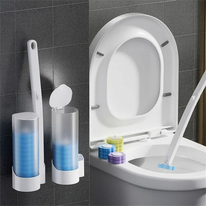 AquaScrub™ FlexiBrush – Wegwerp Reinigingskop voor Hygiënische Toiletranden