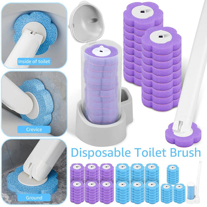 AquaScrub™ FlexiBrush – Wegwerp Reinigingskop voor Hygiënische Toiletranden