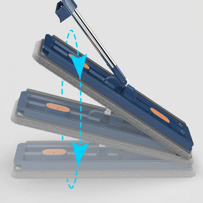 CleanPro™ RotatingMop – 360° Draaibare Vlakke Dweil voor Moeiteloos Reinigen