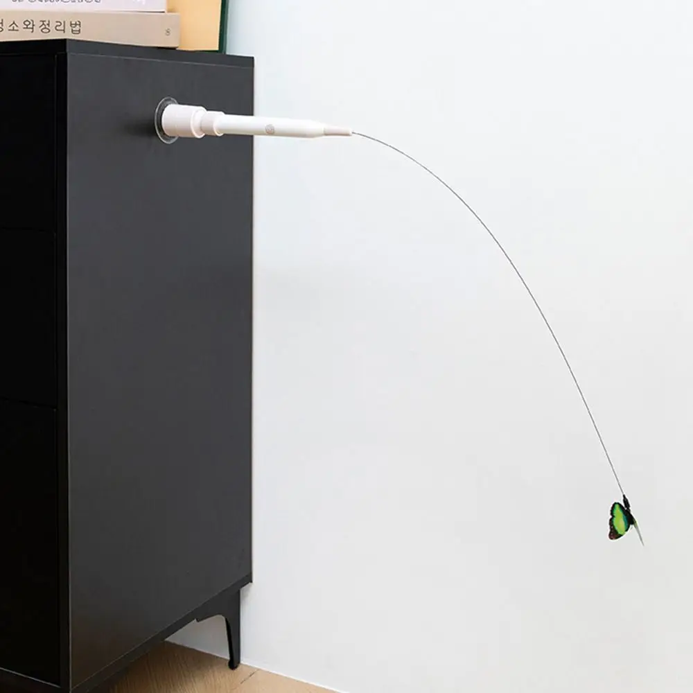Pettly™ DancingButterfly: Werkt Op Batterijen Interactief Speels Dansend Vlinder Voor Katten